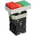 Кнопка управления LAY5-BW8465 "I-O" сдвоенная с подсветкой ИЭК BBD40-BW-K51 IEK/ИЭК