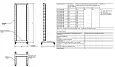 ITK LINEA F Стойка двухрамная на роликах 37U 600х600мм серая LF35-37U66-2RM ITK/ИТК